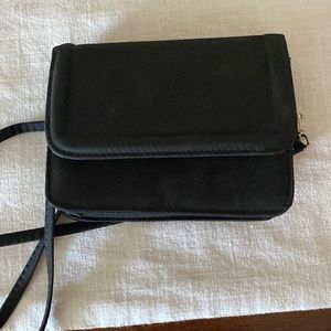 Small black evening bag